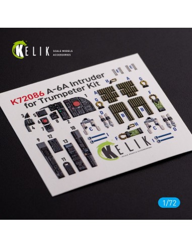 A-6A Intruder interior 3D decals for Trumpeter kit 