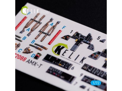 AMX-T interior 3D decals for Italeri kit 