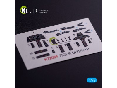 Eurocopter Tiger UHT/HAP interior 3D decals for Revell kit 