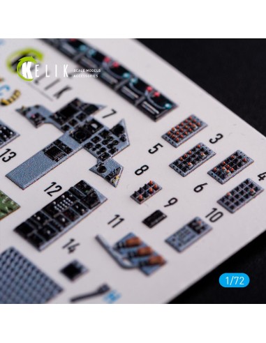 F-15C - interior 3D decals for FineMolds kit 
