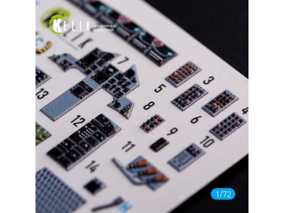 F-15C - interior 3D decals for FineMolds kit 