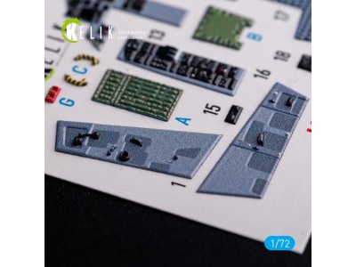 F-15C - interior 3D decals for FineMolds kit 