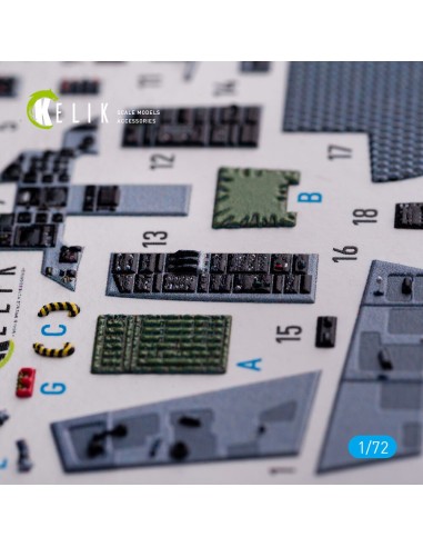 F-15C - interior 3D decals for FineMolds kit 