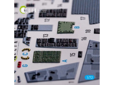 F-15C - interior 3D decals for FineMolds kit 