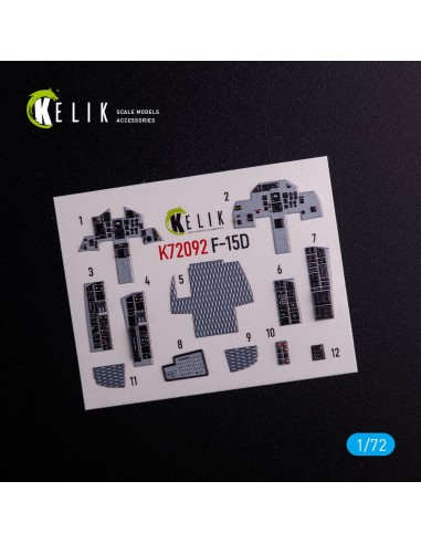 F-15D - interior 3D decals for FineMolds kit 