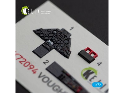 Vought F7U-3M Cutlass - interior 3D decals for Fujimi kit 