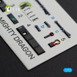 J-20 Mighty Dragon - interior 3D decals for Dream Model kit  2