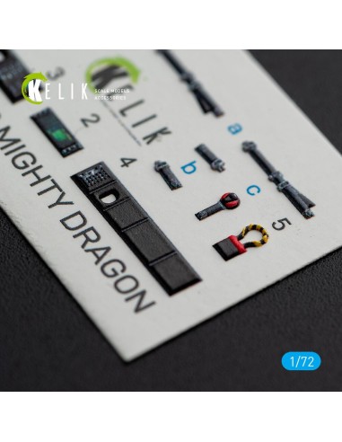 J-20 Mighty Dragon - interior 3D decals for Dream Model kit 