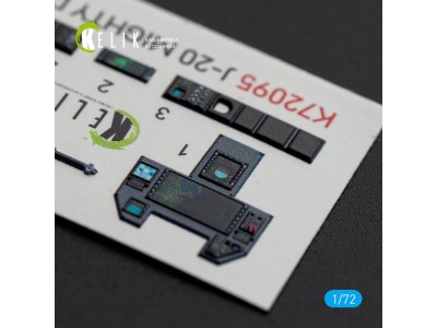 J-20 Mighty Dragon - interior 3D decals for Dream Model kit 