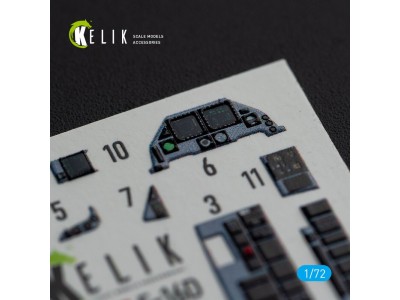 F-16D interior 3D decals for Revell kit 