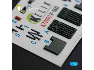 F-16D interior 3D decals for Revell kit 