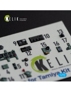 A6M5 Zero - interior 3D decals for Tamiya kit  2