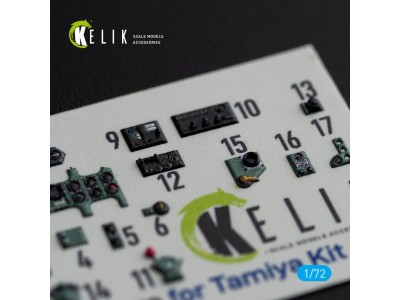 A6M5 Zero - interior 3D decals for Tamiya kit 