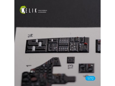 F-89 D/J Scorpion interior 3D decals for Revell kit 