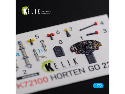 Horten Go 229 interior 3D decals for Revell kit 