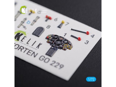 Horten Go 229 interior 3D decals for Revell kit 