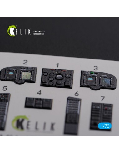 MH-47E interior 3D decals for Italeri kit 