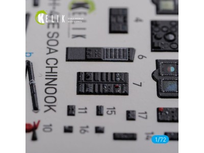 MH-47E interior 3D decals for Italeri kit 