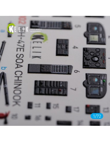 MH-47E interior 3D decals for Italeri kit 