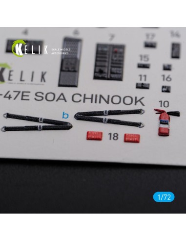 MH-47E interior 3D decals for Italeri kit 