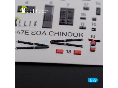 MH-47E interior 3D decals for Italeri kit 