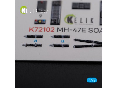 MH-47E interior 3D decals for Italeri kit 