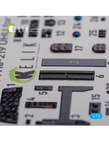 HE-219 UHU interior 3D decals for Dragon kit 