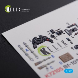 BF109 G-6 interior 3D decals for Tamiya kit 