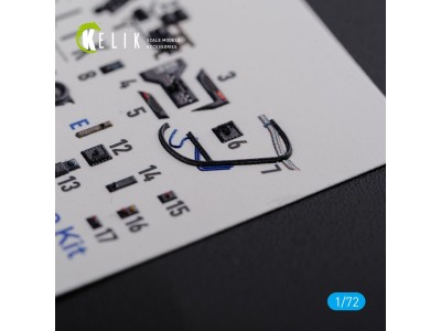 BF109 G-6 interior 3D decals for Tamiya kit 