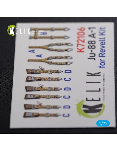 Ju-88 A-1 interior 3D decals for Revell kit 