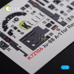 Ju-88 A-1 interior 3D decals for Revell kit  2