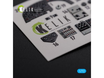 KI-21 interior 3D decals for ICM kit 