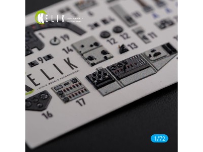 KI-21 interior 3D decals for ICM kit 