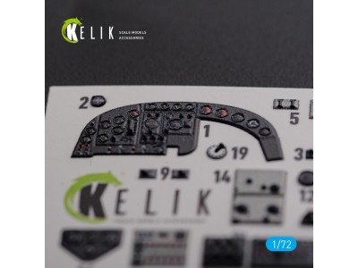 KI-21 interior 3D decals for ICM kit 