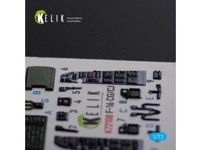 F-16 CG/CJ interior 3D decals for Academy kit 