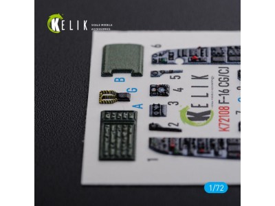 F-16 CG/CJ interior 3D decals for Academy kit 