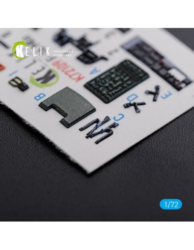 F-16 MLU interior 3D decals for Revell kit 