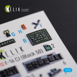F-16 CJ (Block 50) interior 3D decals for Tamiya kit  2