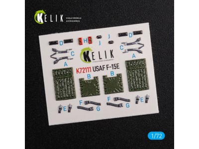 F-15E interior 3D decals for Academy kit 