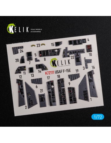 F-15E interior 3D decals for Academy kit 