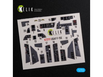 F-15E interior 3D decals for Academy kit 