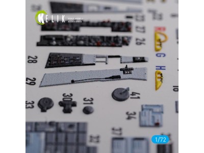 F-106A Delta Dart interior 3D decals for Meng kit 