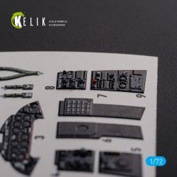 F9F-2 Panther interior 3D decals for HobbyBoss kit  2