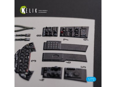 F9F-2 Panther interior 3D decals for HobbyBoss kit 