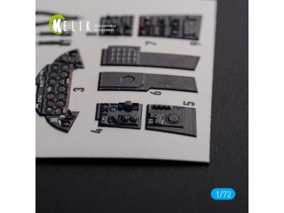 F9F-2 Panther interior 3D decals for HobbyBoss kit 