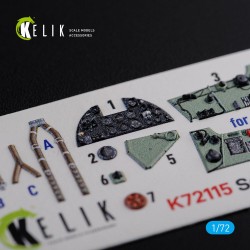 Sea Hurricane Mk I interior 3D decals for Arma Hobby kit  2