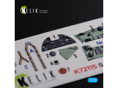Sea Hurricane Mk I interior 3D decals for Arma Hobby kit 