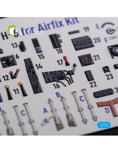 He-111 H6 interior 3D decals for Airfix kit 