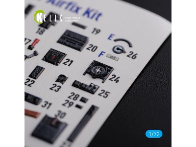 He-111 H6 interior 3D decals for Airfix kit 