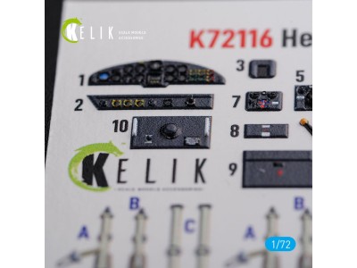 He-111 H6 interior 3D decals for Airfix kit 
